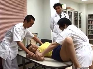 Nippon nurse' politely requests hard fuck from doctor in Tokyo, asian beauty enjoys XXX ecstasy