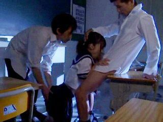 Nippon Teen Yuna Getting Nasty with Her Teacher for a Dirty Cream Pie